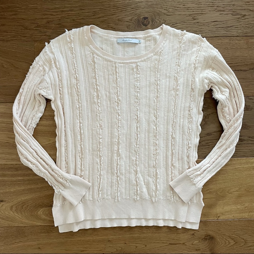 Harper Lane Cream Crew Neck Long Sleeve Sweater